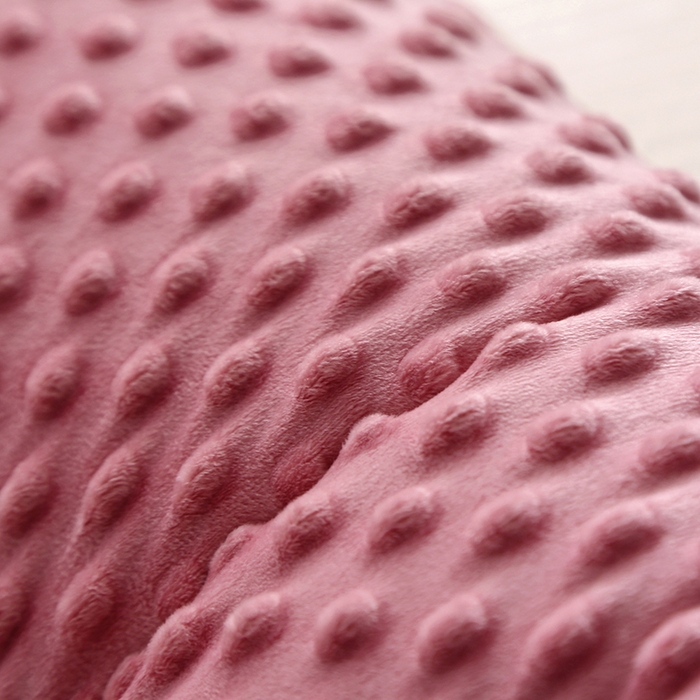 91家纺网 家纺一手货源 找家纺 万聚凯枕芯 2025新款绒豆豆枕头枕芯 玫粉