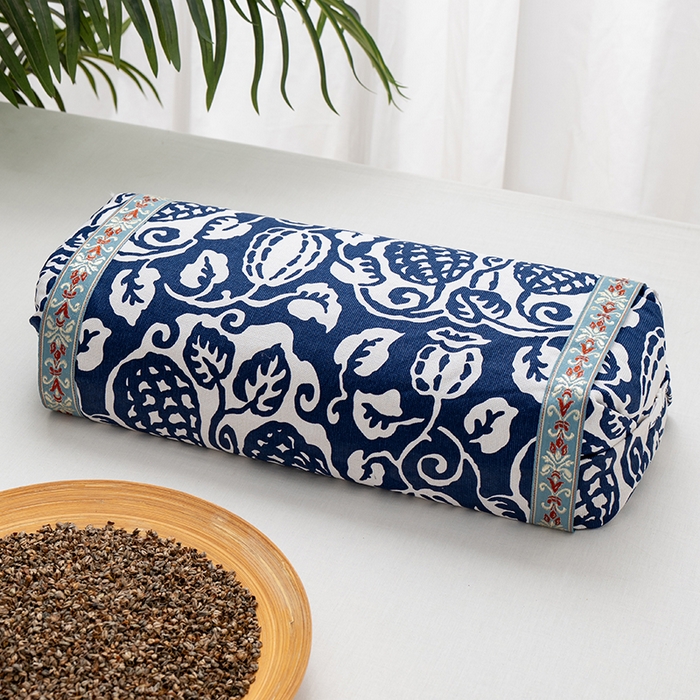 91家纺网 家纺一手货源 找家纺 小米枕芯 2025新款宫廷贵族荞麦枕护颈助眠枕枕头枕芯 青花瓷