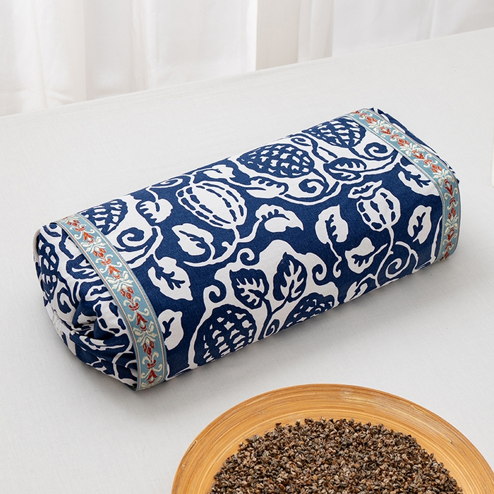 91家纺网 家纺一手货源 找家纺 小米枕芯 2025新款宫廷贵族荞麦枕护颈助眠枕枕头枕芯 青花瓷