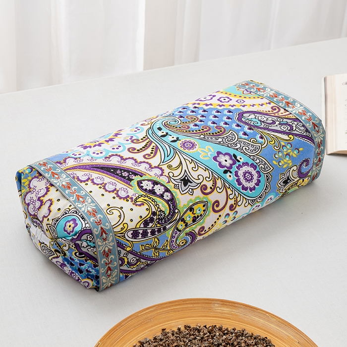 91家纺网 家纺一手货源 找家纺 小米枕芯 2025新款宫廷贵族荞麦枕护颈助眠枕枕头枕芯 青峦