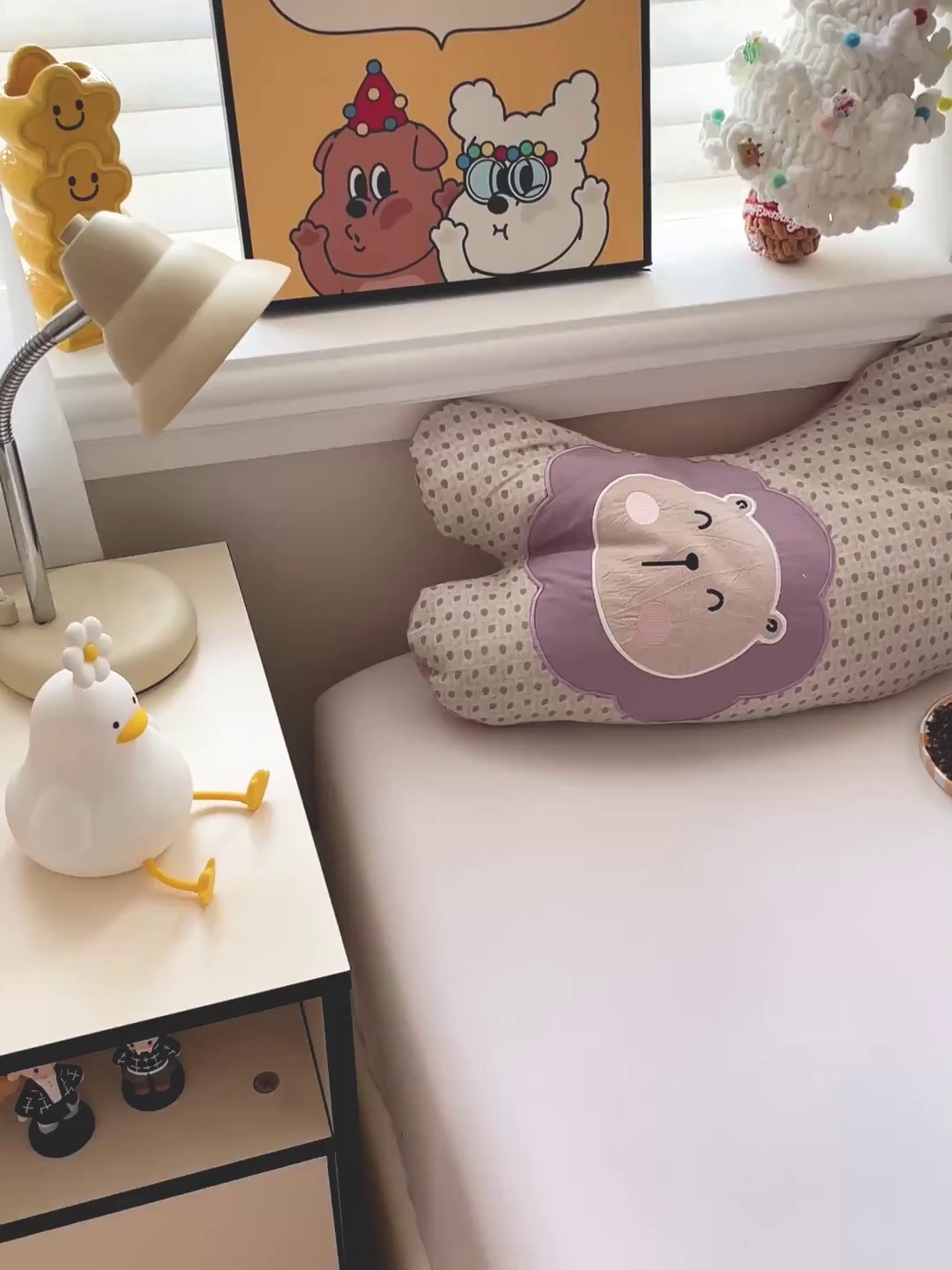 91家纺网 家纺一手货源 找家纺 亦帆枕芯 2025新款全棉纱布荞麦枕头抱枕小狮子枕芯加枕套可拆洗 紫色-全棉纱布小狮子