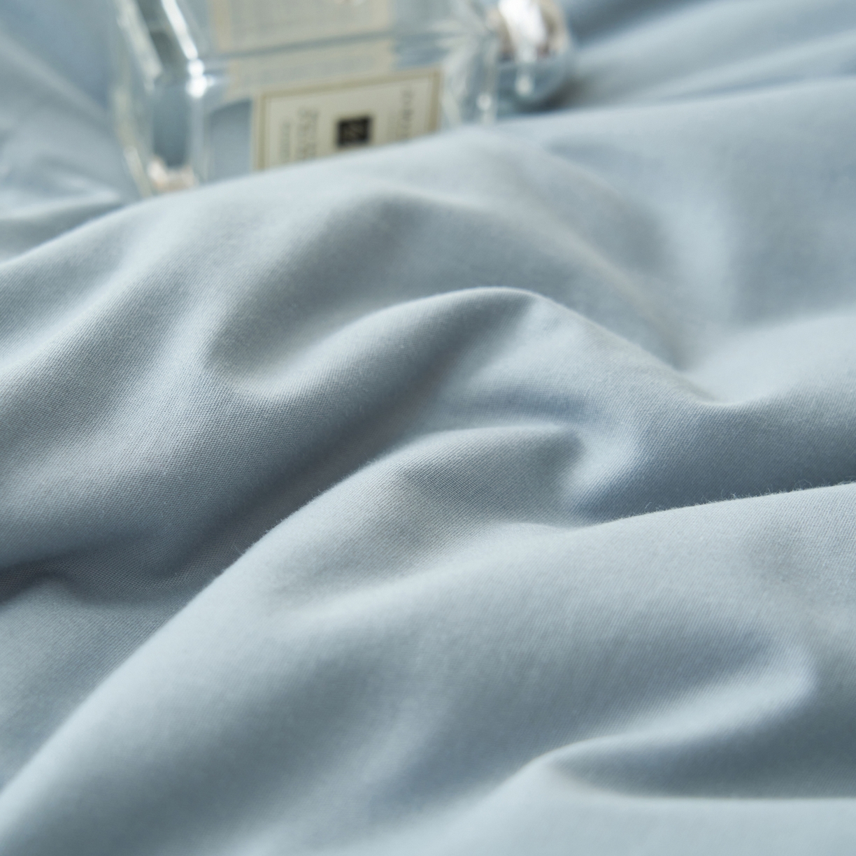 91家纺网 家纺一手货源 找家纺 子由家居 2025新款无印风棋盘格立体大豆被被子被芯 棋盘格-浅蓝