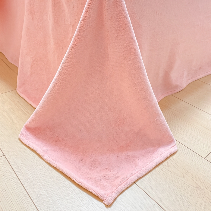 91家纺网 家纺一手货源 找家纺 如一 2025新款A类3D立体雕花牛奶绒四件套 花漾-粉