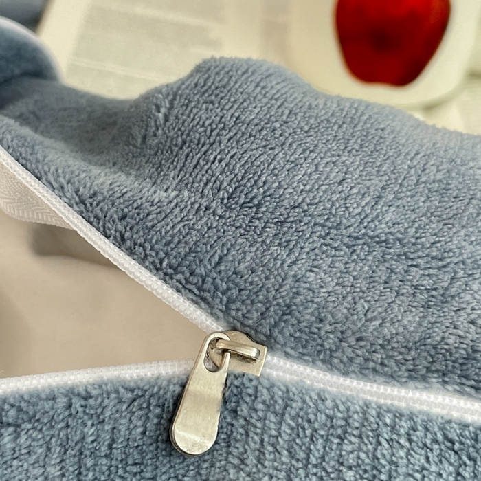 91家纺网 家纺一手货源 找家纺 三朵家纺 2025新款法莱绒混搭四件套 蔚蓝+蓝格