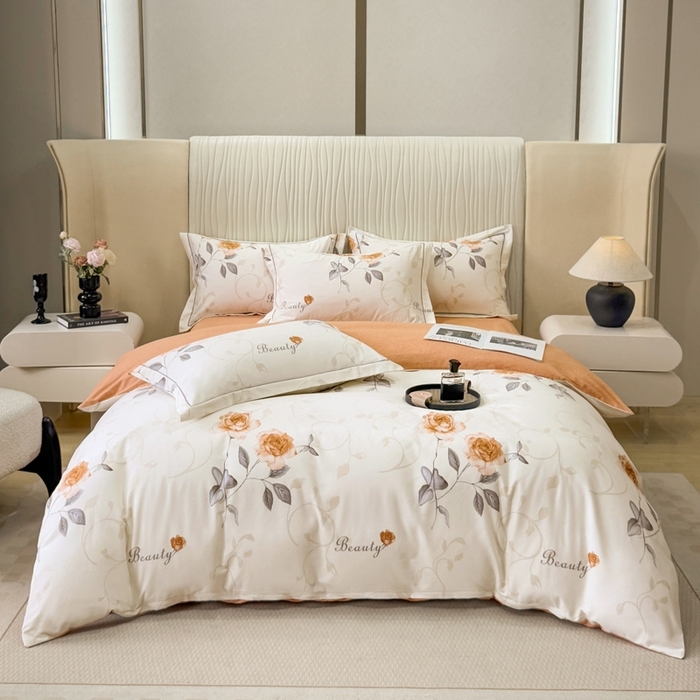 91家纺网 家纺一手货源 找家纺 （总1）凌鼎 2025新款喷气加厚磨毛四件套系列1