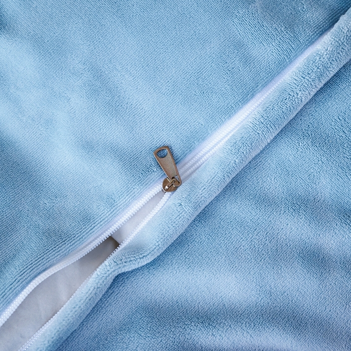 91家纺网 家纺一手货源 找家纺 尚品凤凰 2025新款雕花绒牛奶绒四件套 花间蝶舞-蓝