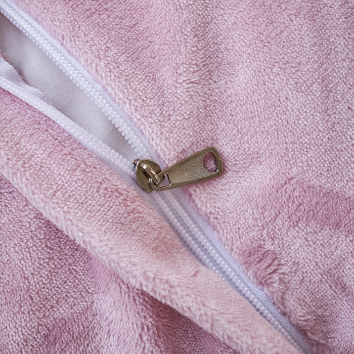 91家纺网 家纺一手货源 找家纺 尚品凤凰 2025新款雕花绒牛奶绒四件套 花香四溢-粉紫