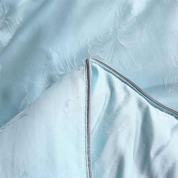 91家纺网 家纺一手货源 找家纺 芭芭棉家纺 2025新款全棉提花云端之梦被子被芯 云端之梦绿色