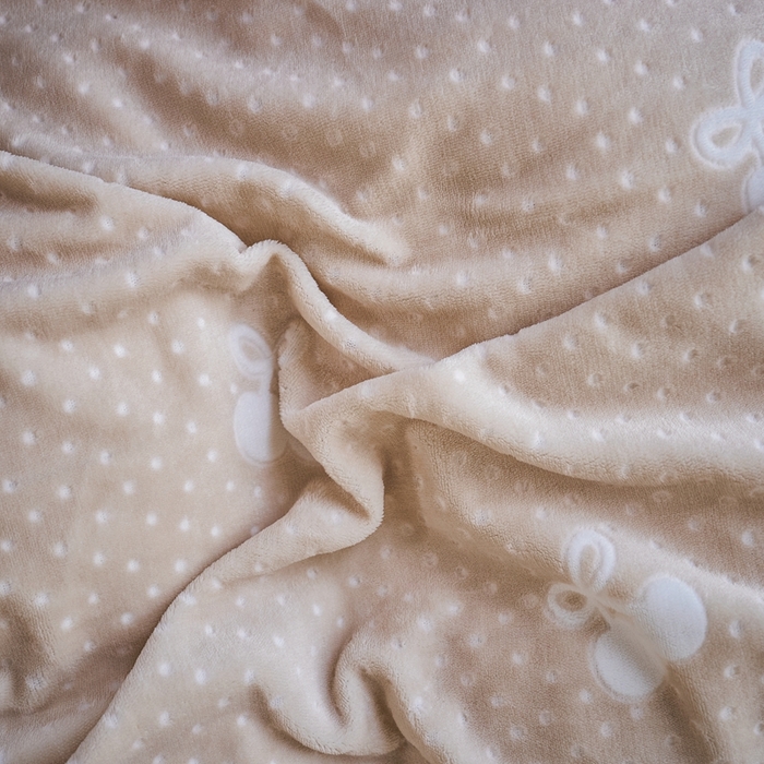 91家纺网 家纺一手货源 找家纺 尚品凤凰 2025新款雕花绒牛奶绒四件套 小樱桃-卡其