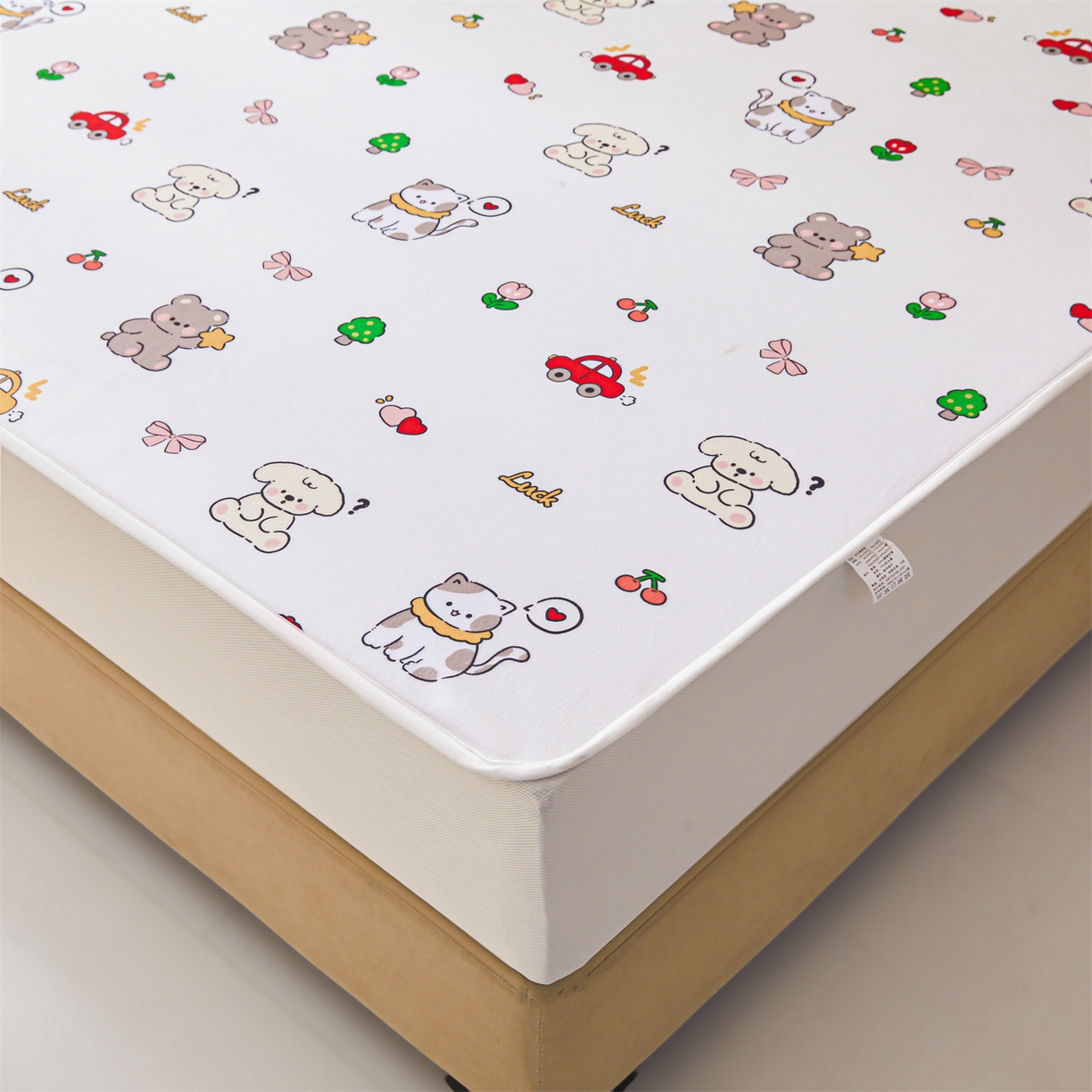 91家纺网 家纺一手货源 找家纺 （总）雯豆家纺 2025新款TPU防水隔尿床笠防脏垫单床笠床笠单件