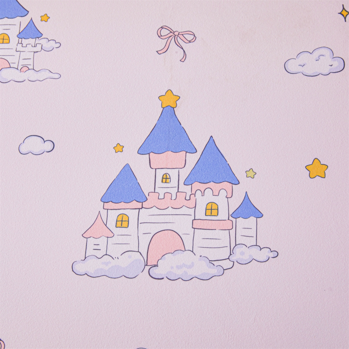 91家纺网 家纺一手货源 找家纺 雯豆家纺 2025新款TPU防水隔尿床笠防脏垫单床笠床笠单件 防水床笠-天使城堡