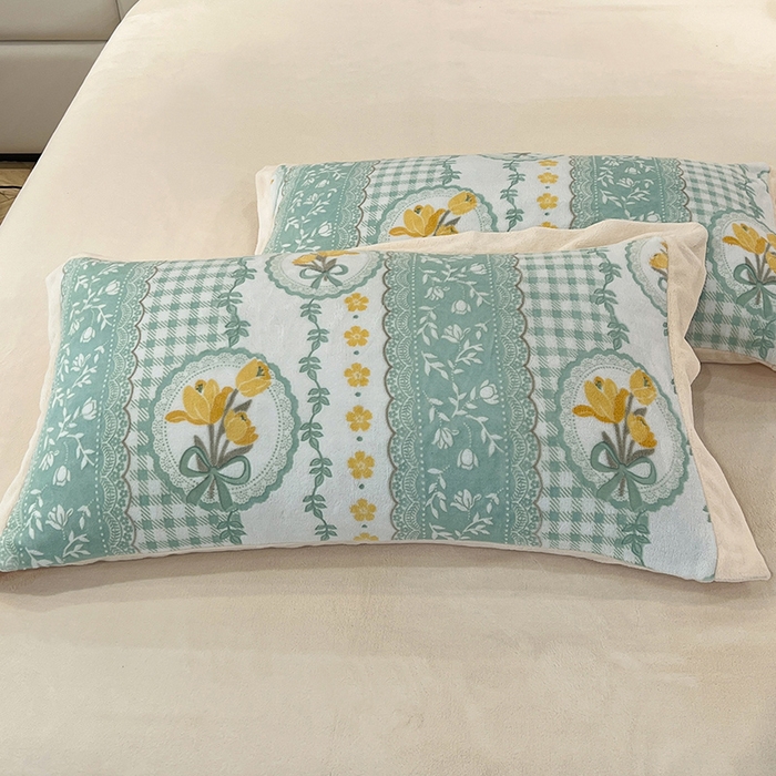 91家纺网 家纺一手货源 找家纺 （总）花香四季家纺 2025新款全消光工艺320克牛奶绒四件套