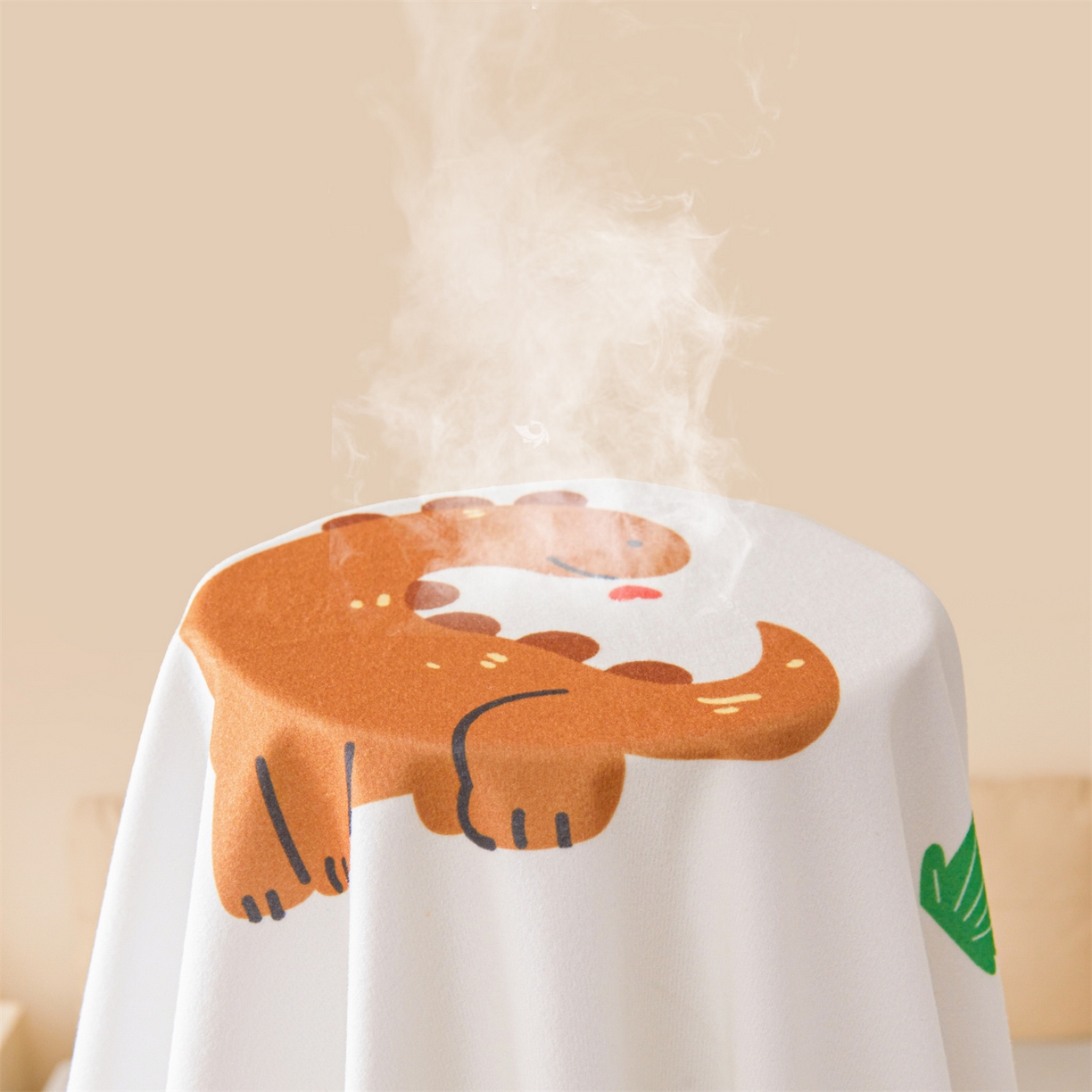 91家纺网 家纺一手货源 找家纺 雯豆家纺 2025新款TPU防水隔尿床笠防脏垫单床笠床笠单件 防水床笠-小恐龙