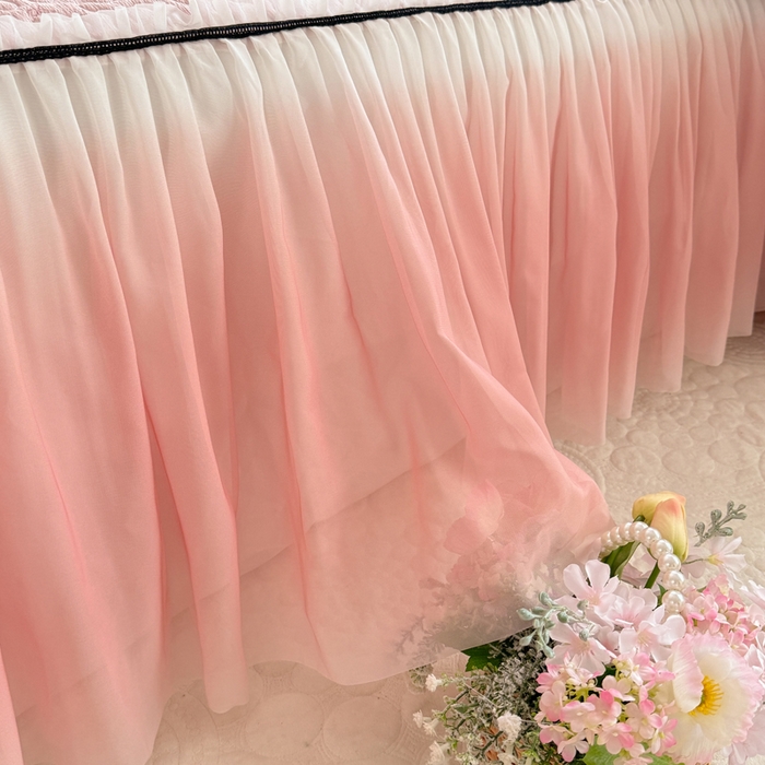 91家纺网 家纺一手货源 找家纺 （总）金盛皇朝家纺 2025新款渐变色床裙四件套