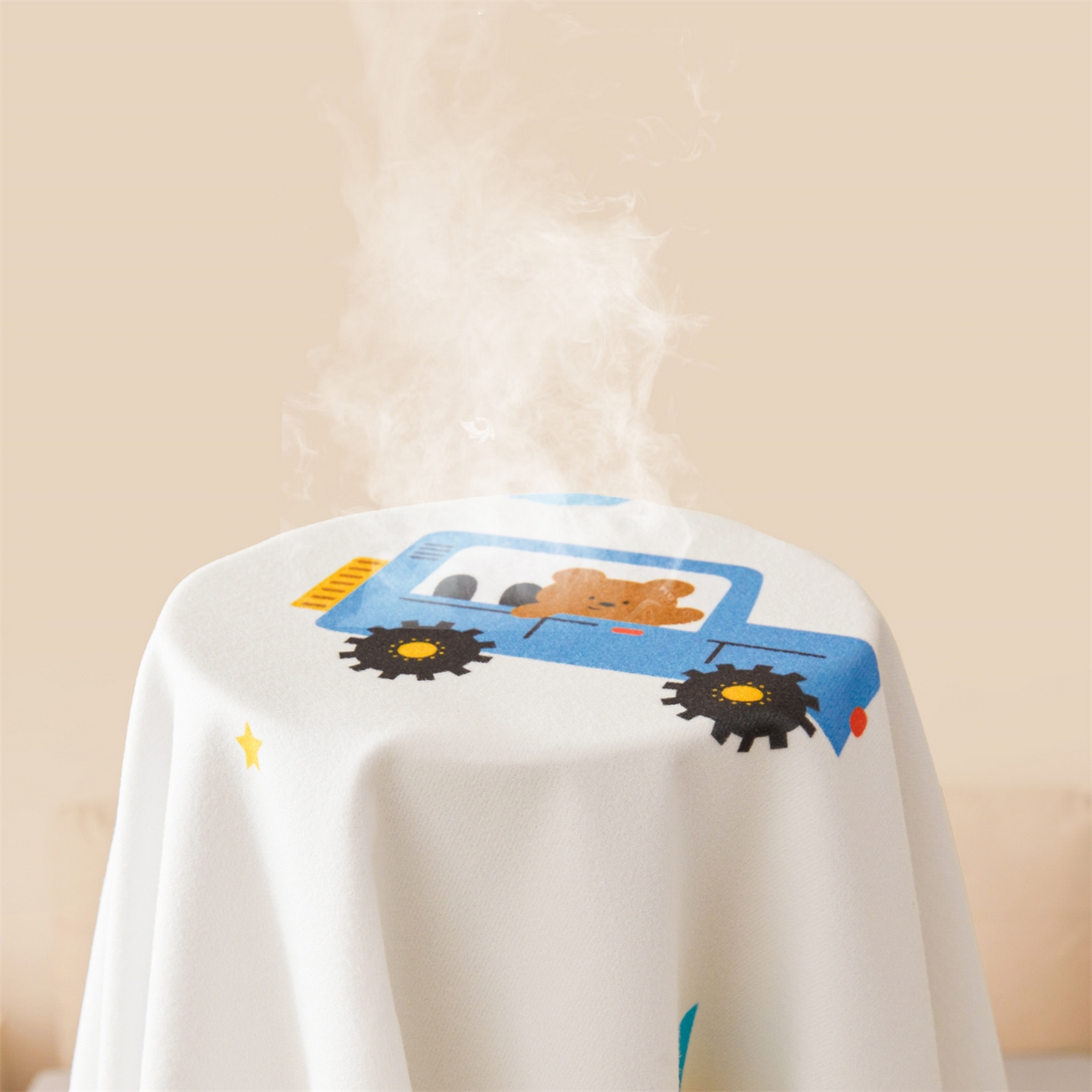 91家纺网 家纺一手货源 找家纺 雯豆家纺 2025新款TPU防水隔尿床笠防脏垫单床笠床笠单件 防水床笠-小汽车