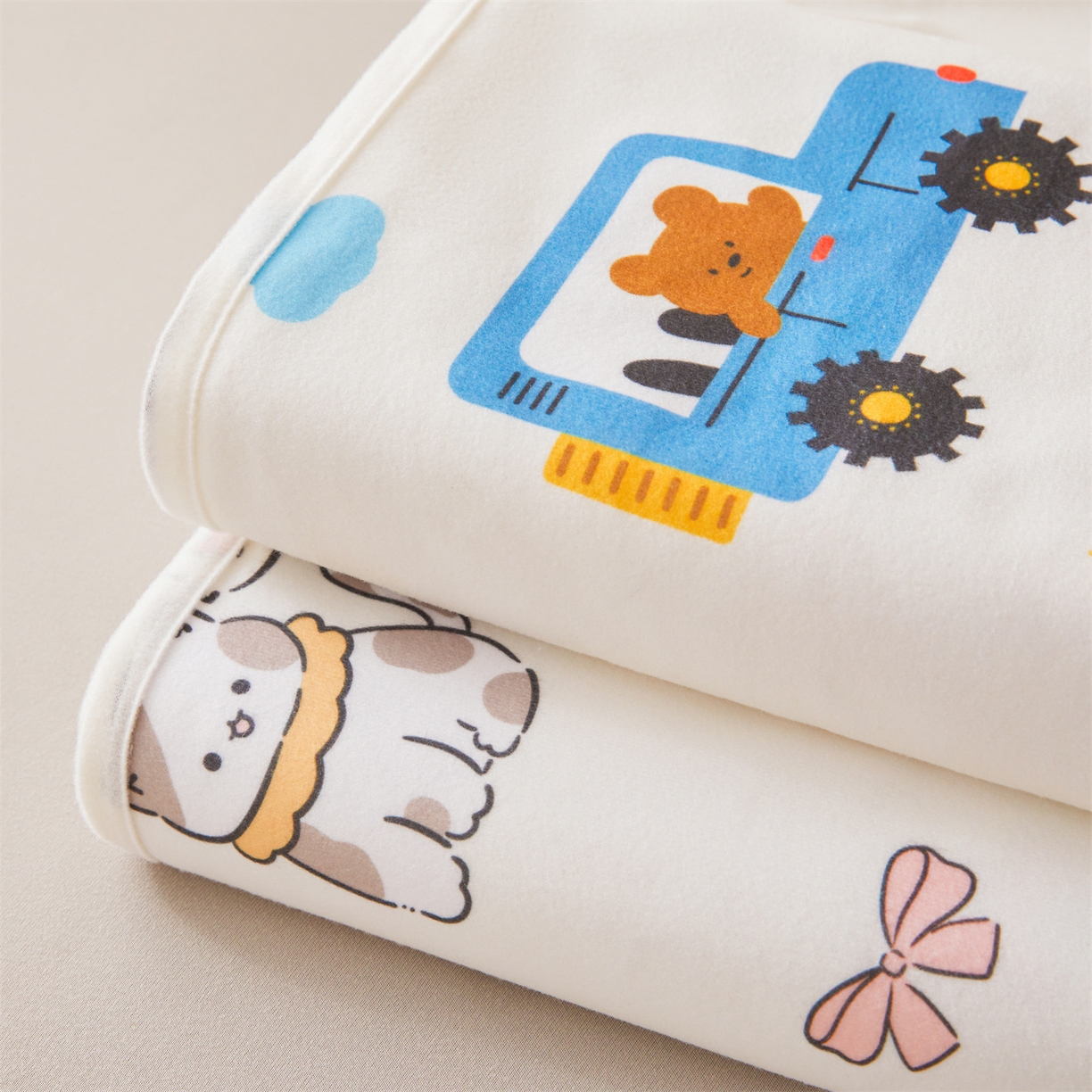 91家纺网 家纺一手货源 找家纺 雯豆家纺 2025新款TPU防水隔尿床笠防脏垫单床笠床笠单件 组合图仅供展示不可下单