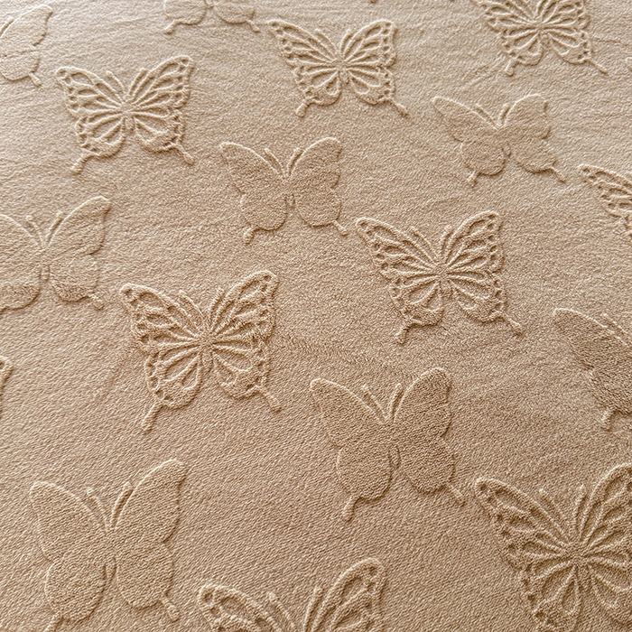 91家纺网 家纺一手货源 找家纺 绒棉世家 2025秋冬新款法式韩版花边款加厚牛奶绒双面宝宝绒四件套 艾薇尔-咖