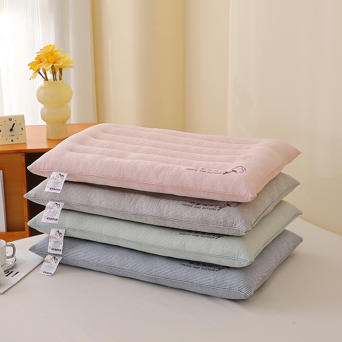 91家纺网 家纺一手货源 找家纺 万聚凯枕芯 2025新款棉里棉外枕 枕头枕芯 组合图仅供展示