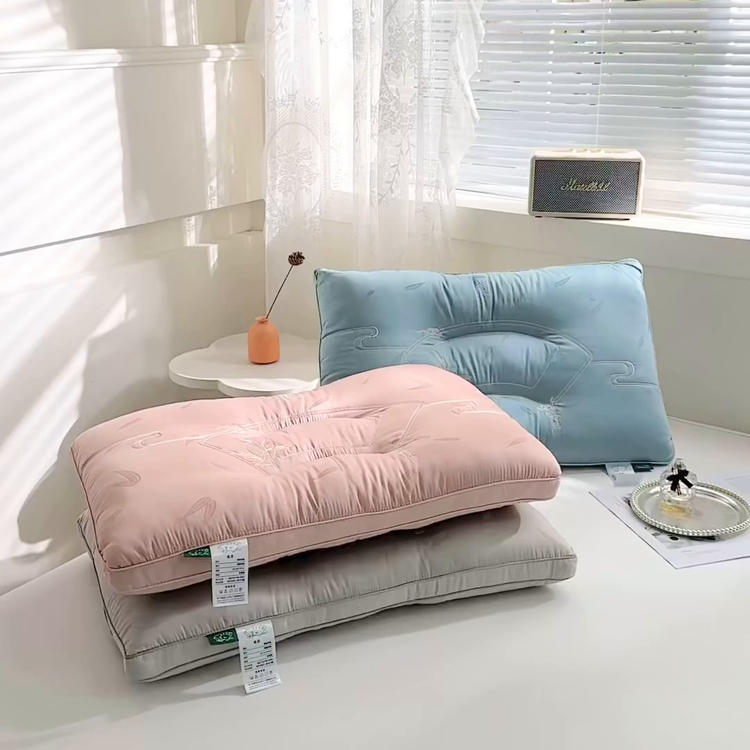 91家纺网 家纺一手货源 找家纺 （总）万聚凯枕芯 2025新款竹影定型枕头枕芯