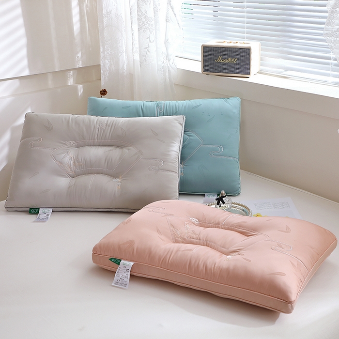 91家纺网 家纺一手货源 找家纺 万聚凯枕芯 2025新款竹影定型枕头枕芯 组合图