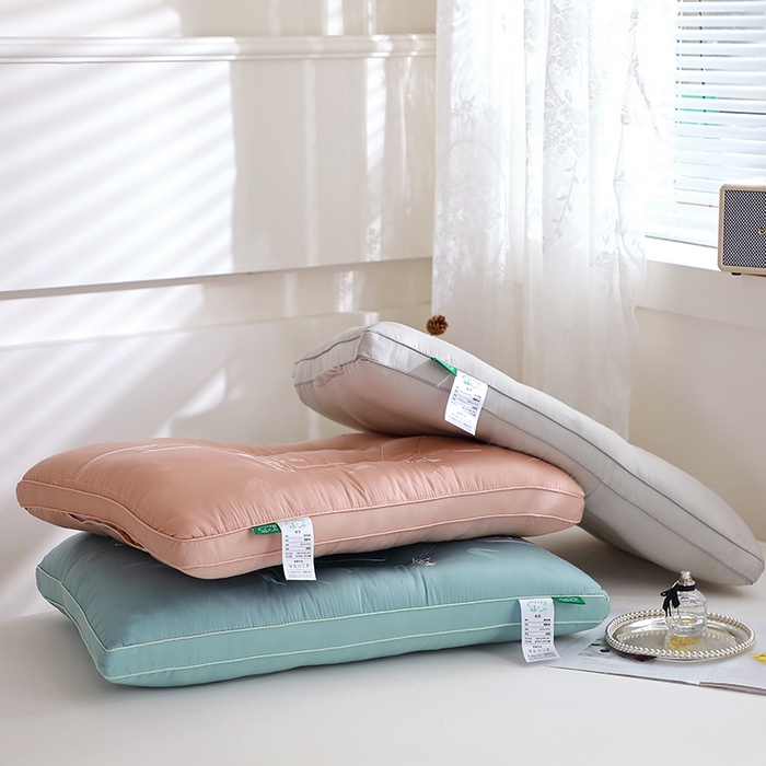 91家纺网 家纺一手货源 找家纺 万聚凯枕芯 2025新款竹影定型枕头枕芯 组合图