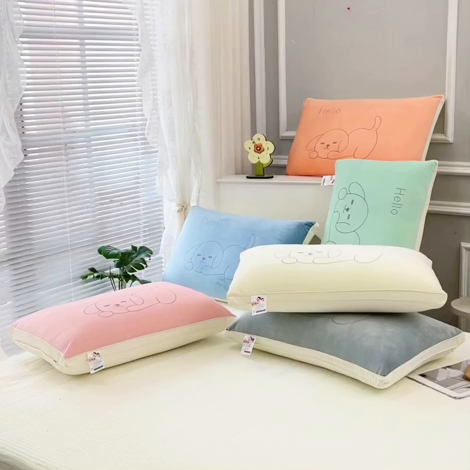 91家纺网 家纺一手货源 找家纺 （总）万聚凯枕芯 2025新款狗绒枕头枕芯