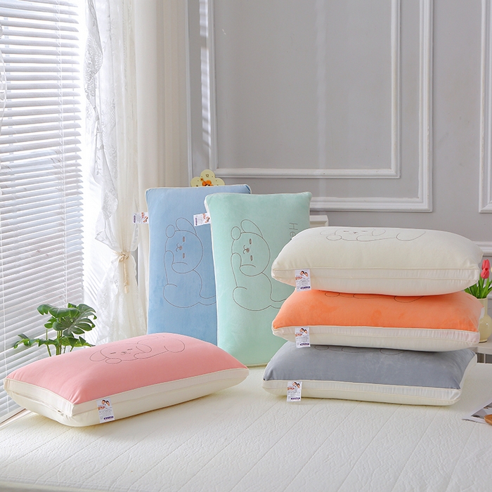 91家纺网 家纺一手货源 找家纺 万聚凯枕芯 2025新款狗绒枕头枕芯 组合图