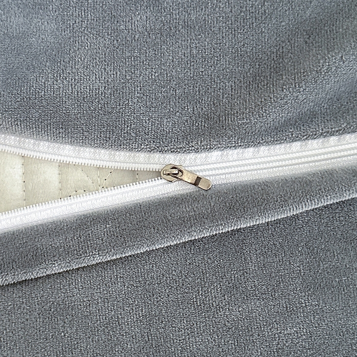 91家纺网 家纺一手货源 找家纺 代芙家纺 2025新款宝宝绒夹棉床盖款四件套 甜心-优雅灰