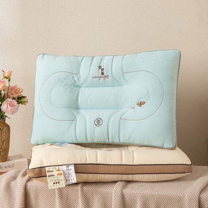 万聚凯枕芯 2025新款姜舒暖护颈枕 枕头枕芯 组合图