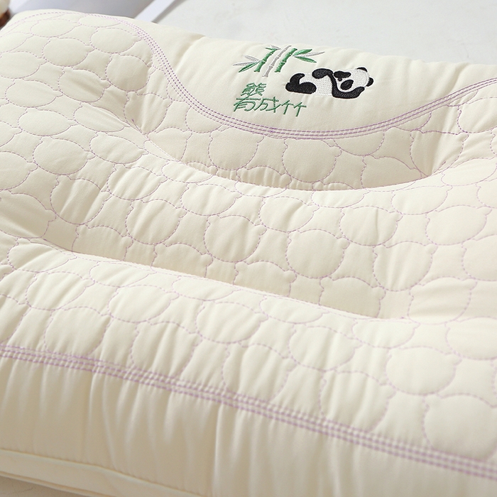 91家纺网 家纺一手货源 找家纺 万聚凯枕芯 2025新款胸有成竹定型枕头枕芯 黄色