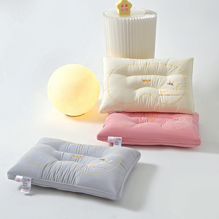 91家纺网 家纺一手货源 找家纺 万聚凯枕芯 2025新款猫肚枕头枕芯 组合图