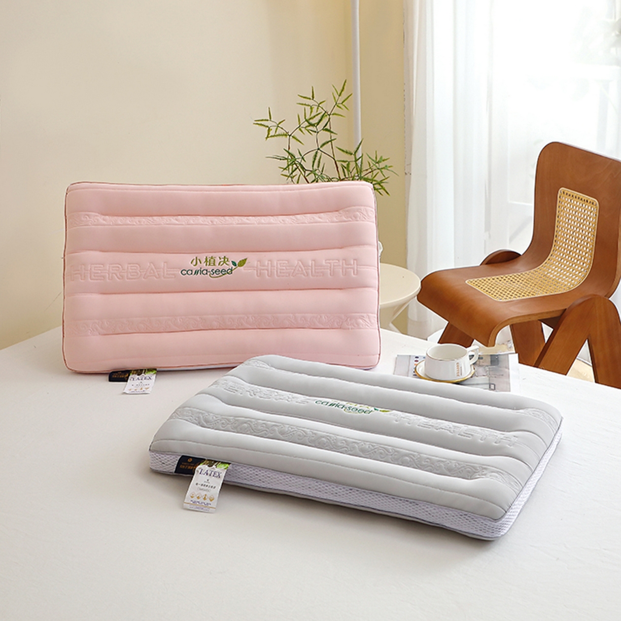 91家纺网 家纺一手货源 找家纺 （总）万聚凯枕芯 2025新款小植决定型枕 枕头枕芯