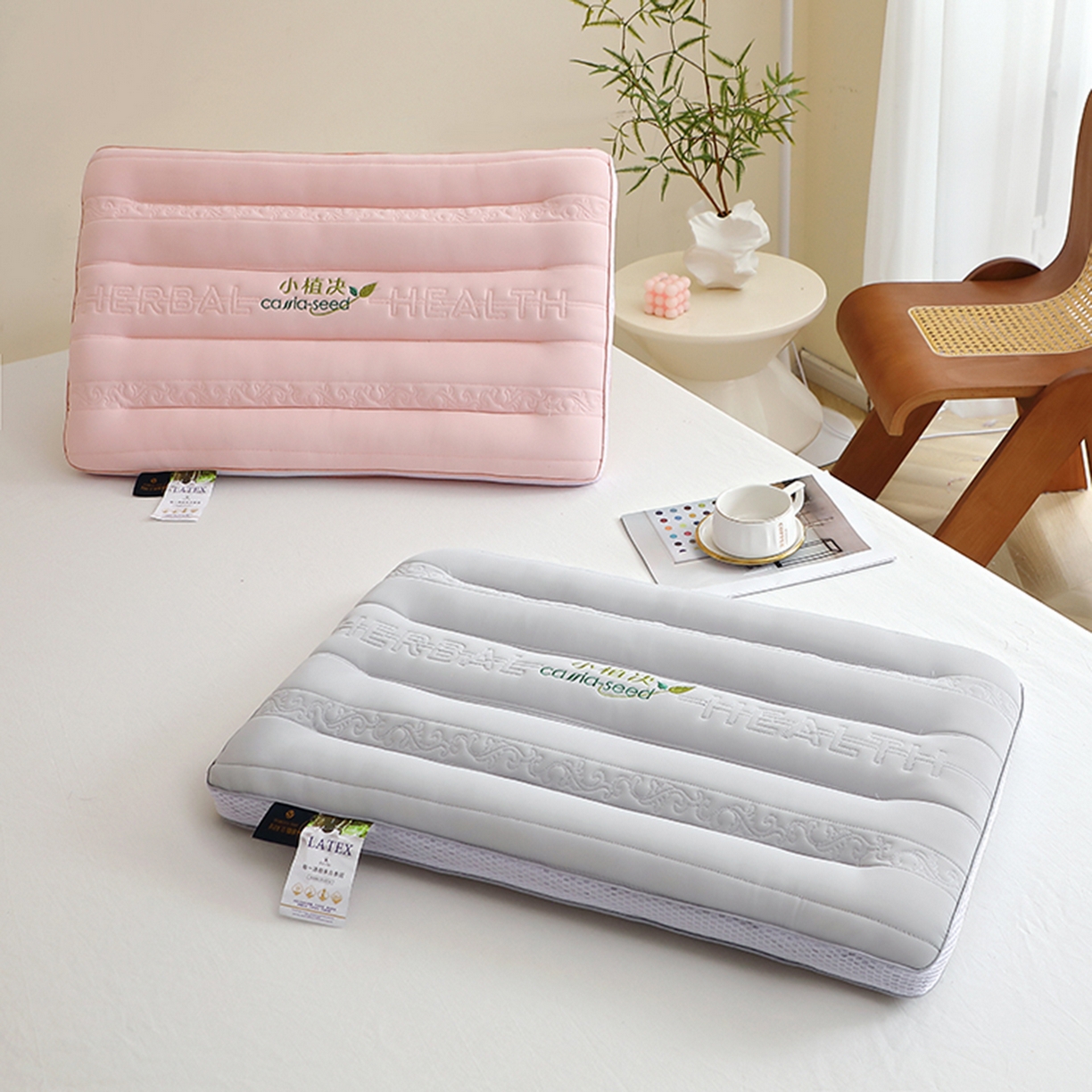 91家纺网 家纺一手货源 找家纺 （总）万聚凯枕芯 2025新款小植决定型枕 枕头枕芯