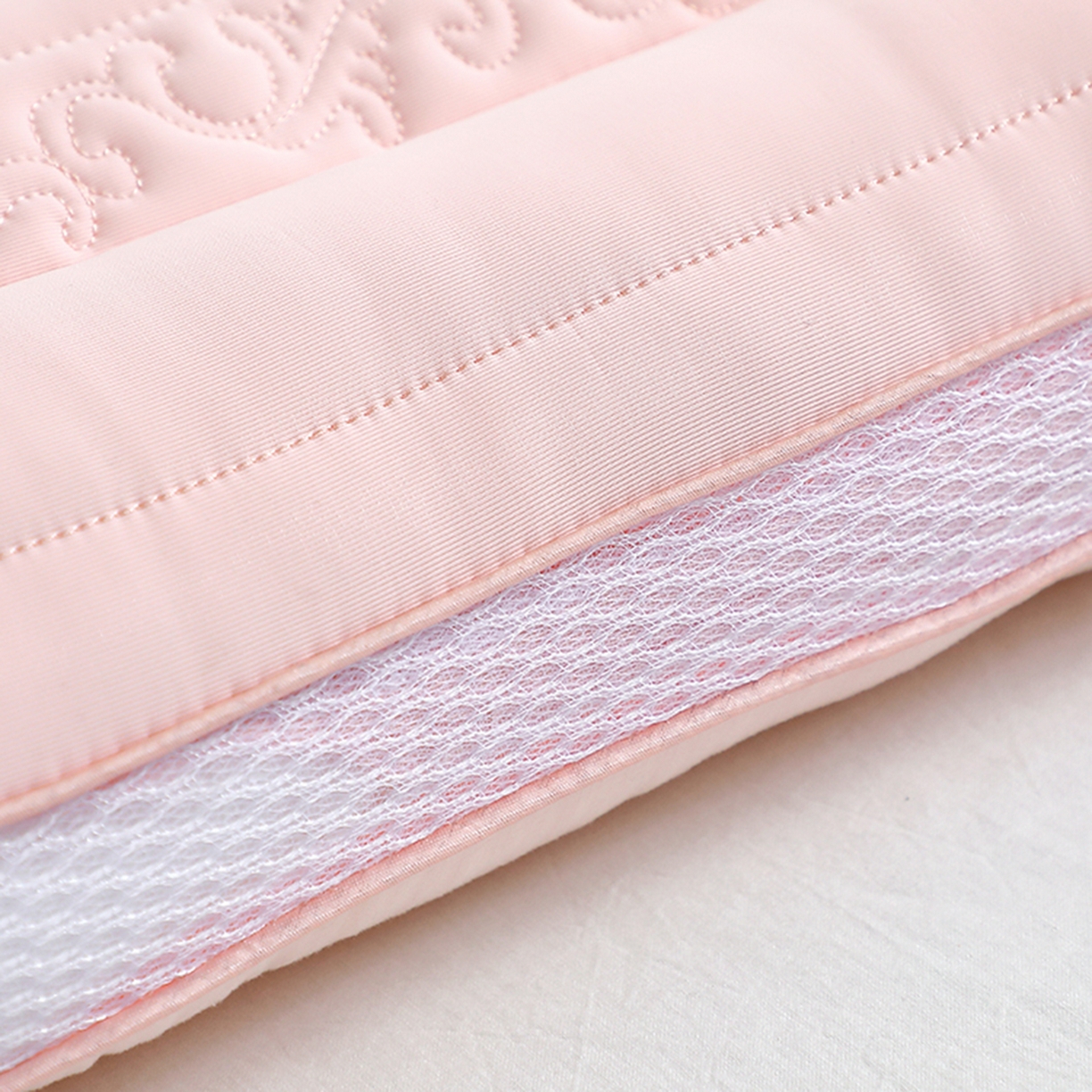 91家纺网 家纺一手货源 找家纺 万聚凯枕芯 2025新款小植决定型枕 枕头枕芯 粉色