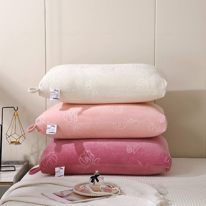 91家纺网 家纺一手货源 找家纺 万聚凯枕芯 2025新款玫瑰绒热熔枕头枕芯 组合图