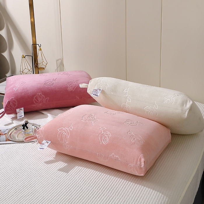 91家纺网 家纺一手货源 找家纺 万聚凯枕芯 2025新款玫瑰绒热熔枕头枕芯 组合图