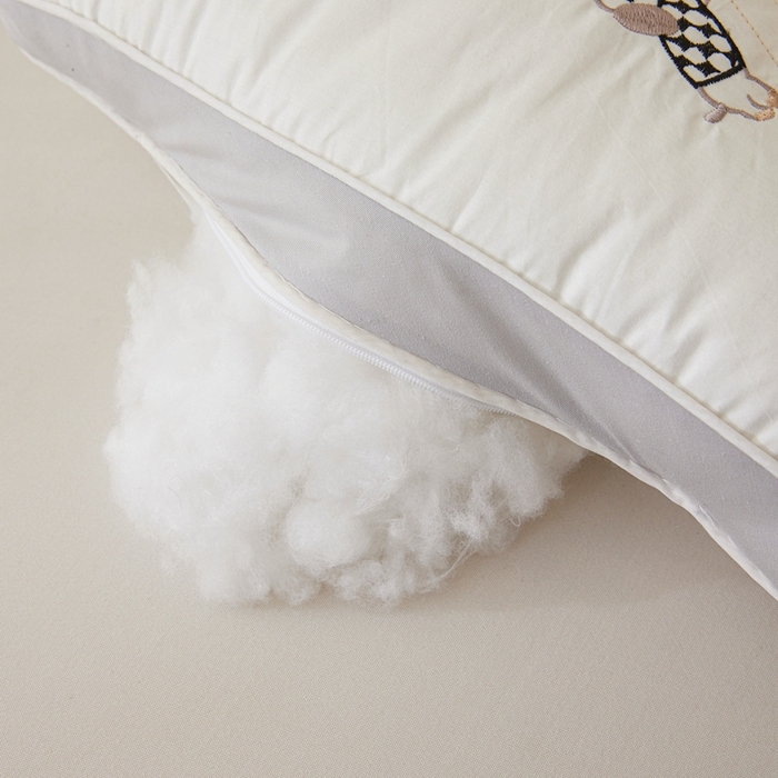 91家纺网 家纺一手货源 找家纺 （总）铺尚美家纺 2025新款刺绣顽皮狗亲子枕头枕芯