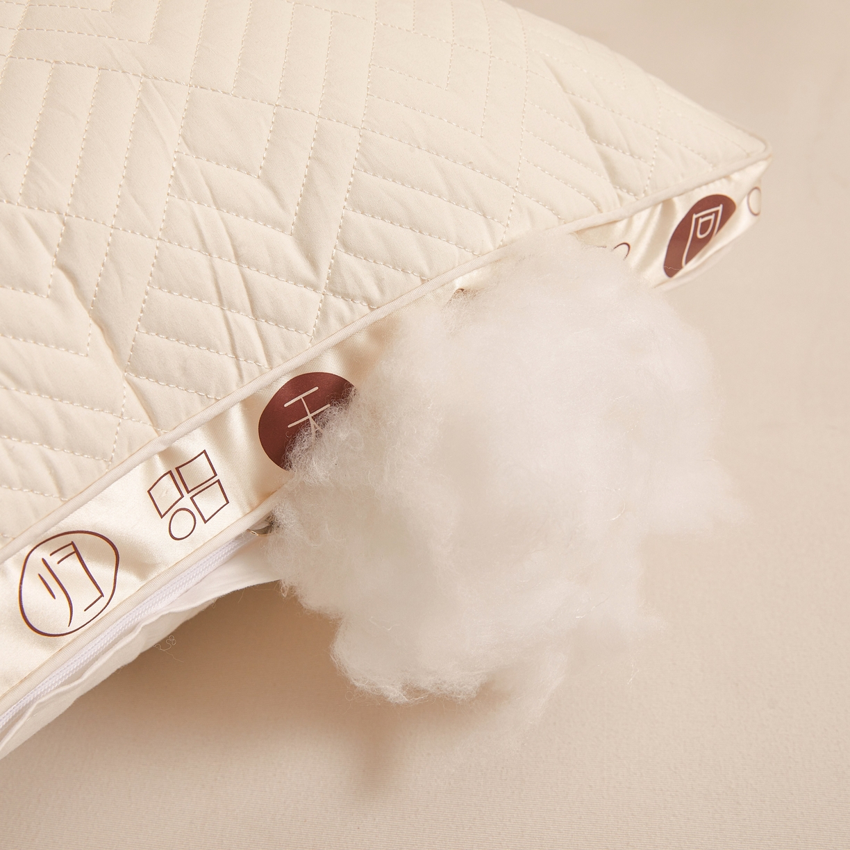 91家纺网 家纺一手货源 找家纺 （总）铺尚美家纺 2025新款大豆金边烫画枕头枕芯性价比冲量款