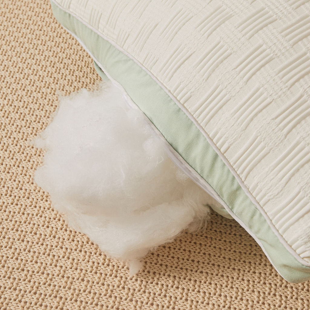 91家纺网 家纺一手货源 找家纺 （总）铺尚美家纺 2025新款针织提花立体枕冲量爆款 高度填充可定制 枕头枕芯