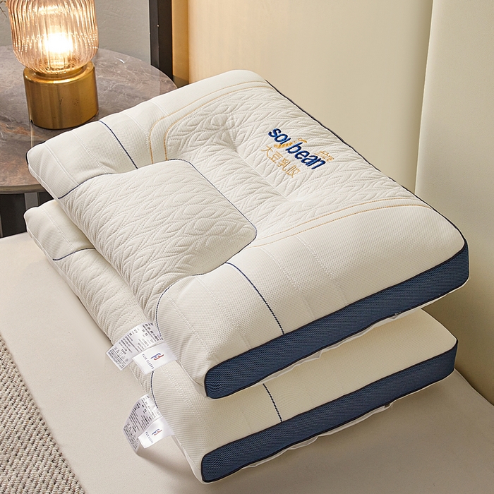 91家纺网 家纺一手货源 找家纺 （总）铺尚美家纺 2025新款SObean大豆乳胶枕枕头枕芯  立体分区枕芯 透气乳胶枕头 绗缝乳胶片