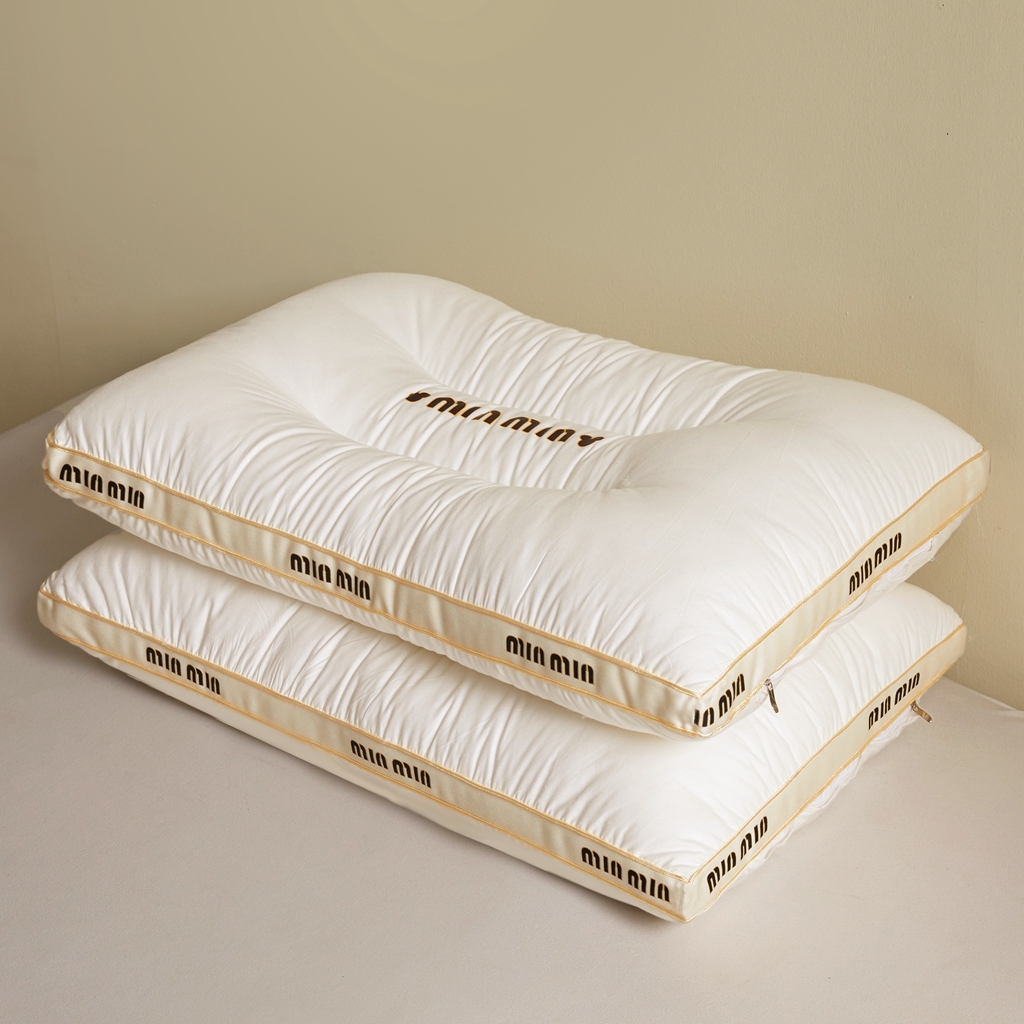 91家纺网 家纺一手货源 找家纺 （总）铺尚美家纺 2025新款MN黑色烫画 定型枕 枕头枕芯 立体枕