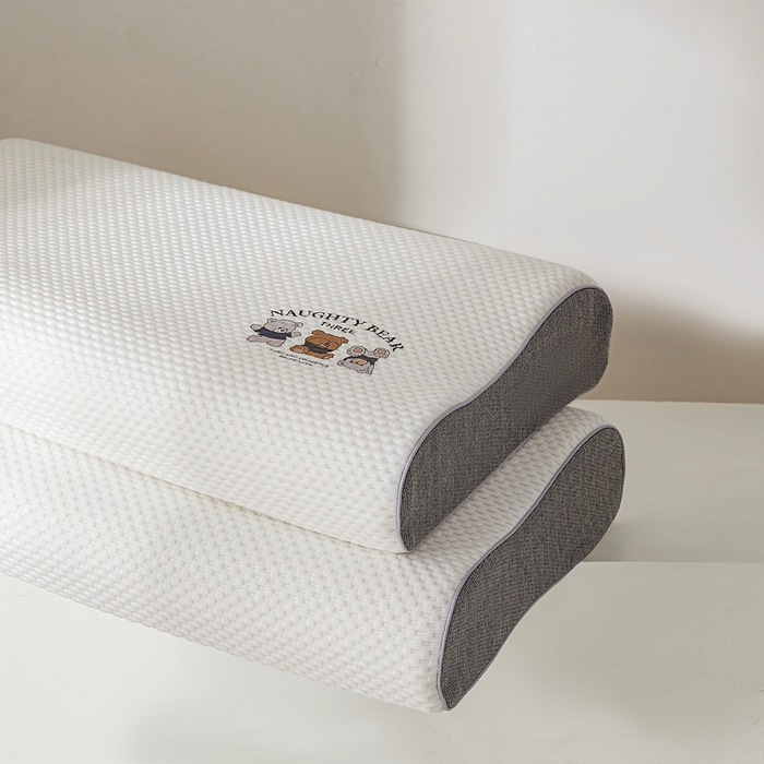 91家纺网 家纺一手货源 找家纺 （总）铺尚美家纺 2025新款卡通小熊 记忆枕芯 记忆棉护颈枕芯 太空记忆枕芯 儿童记忆枕 低枕芯多尺寸