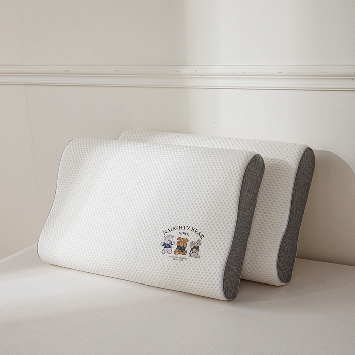 91家纺网 家纺一手货源 找家纺 （总）铺尚美家纺 2025新款卡通小熊 记忆枕芯 记忆棉护颈枕芯 太空记忆枕芯 儿童记忆枕 低枕芯多尺寸