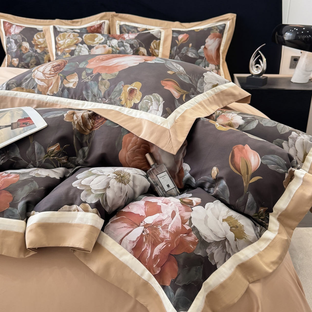 91家纺网 家纺一手货源 找家纺 （总）小欢喜 2025新款50全棉数码印花四件套全棉四件套