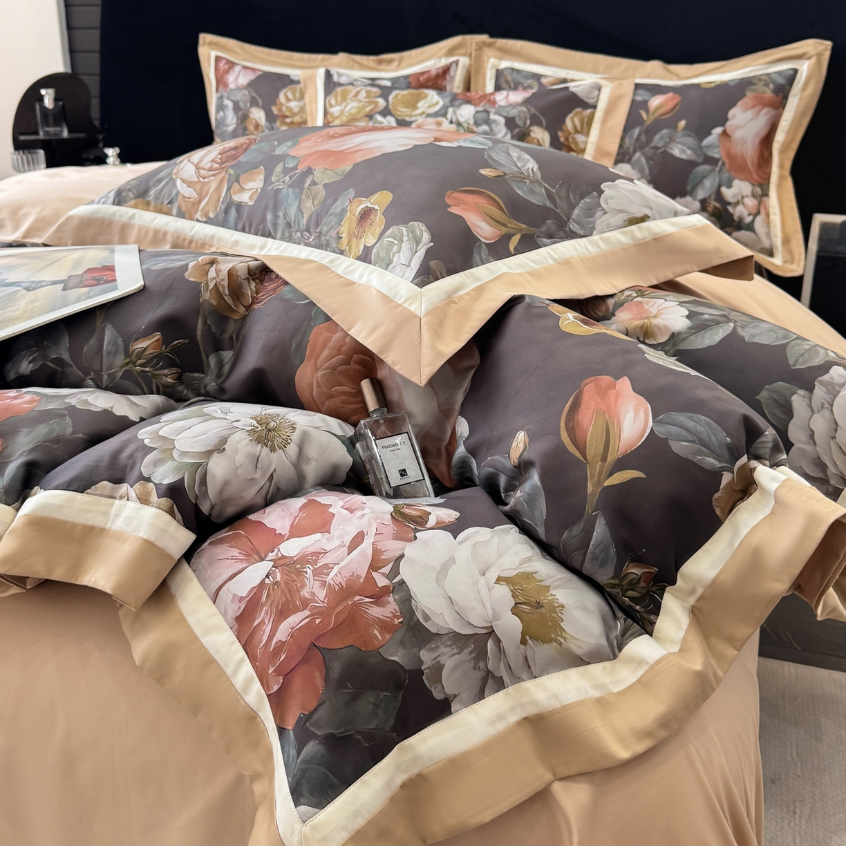 91家纺网 家纺一手货源 找家纺 （总）小欢喜 2025新款50全棉数码印花四件套全棉四件套