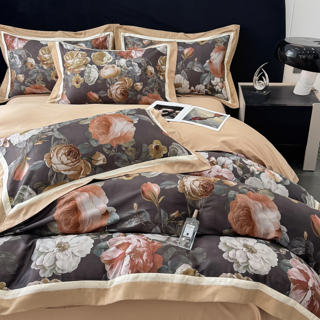 91家纺网 家纺一手货源 找家纺 （总）小欢喜 2025新款50全棉数码印花四件套全棉四件套