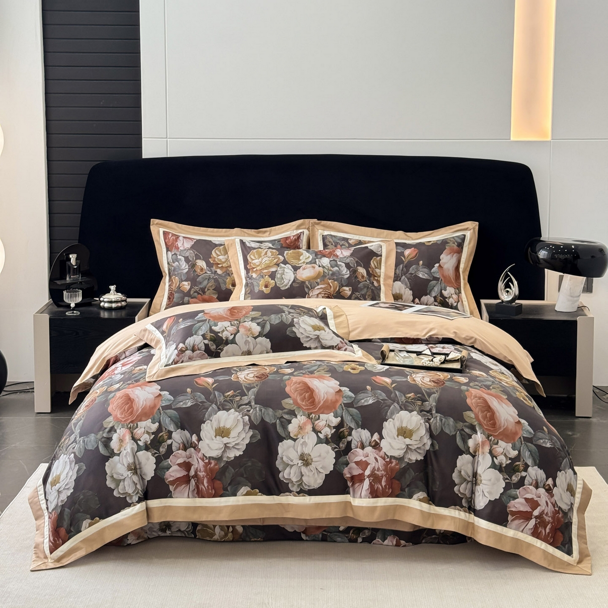 （总）小欢喜 2025新款50全棉数码印花四件套全棉四件套