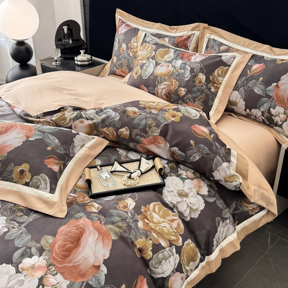 91家纺网 家纺一手货源 找家纺 （总）小欢喜 2025新款50全棉数码印花四件套全棉四件套