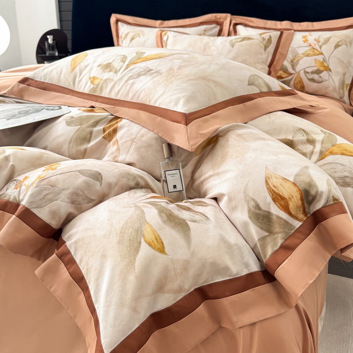 91家纺网 家纺一手货源 找家纺 小欢喜 2025新款50全棉数码印花四件套全棉四件套 芳华