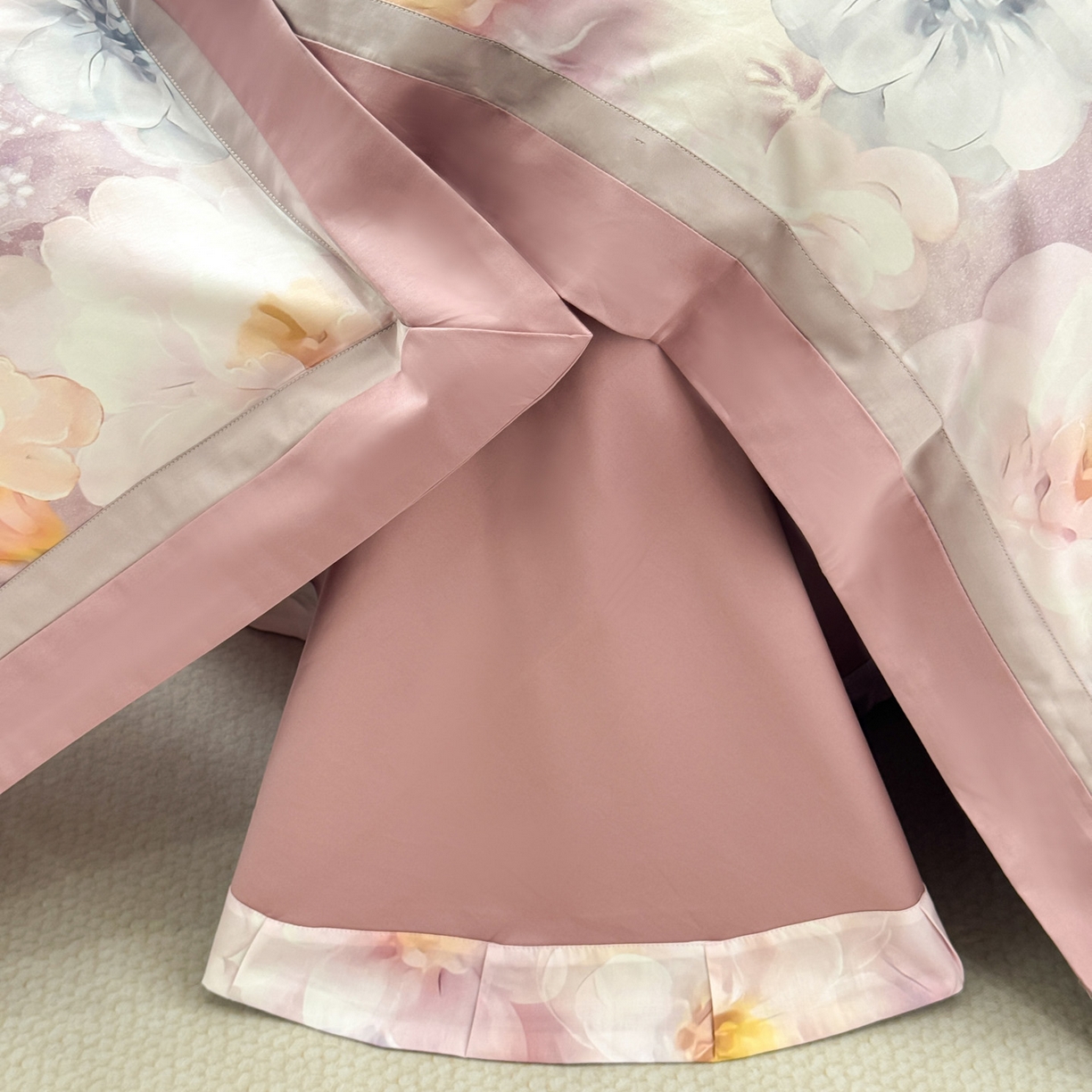 91家纺网 家纺一手货源 找家纺 小欢喜 2025新款50全棉数码印花四件套全棉四件套 花间浅梦